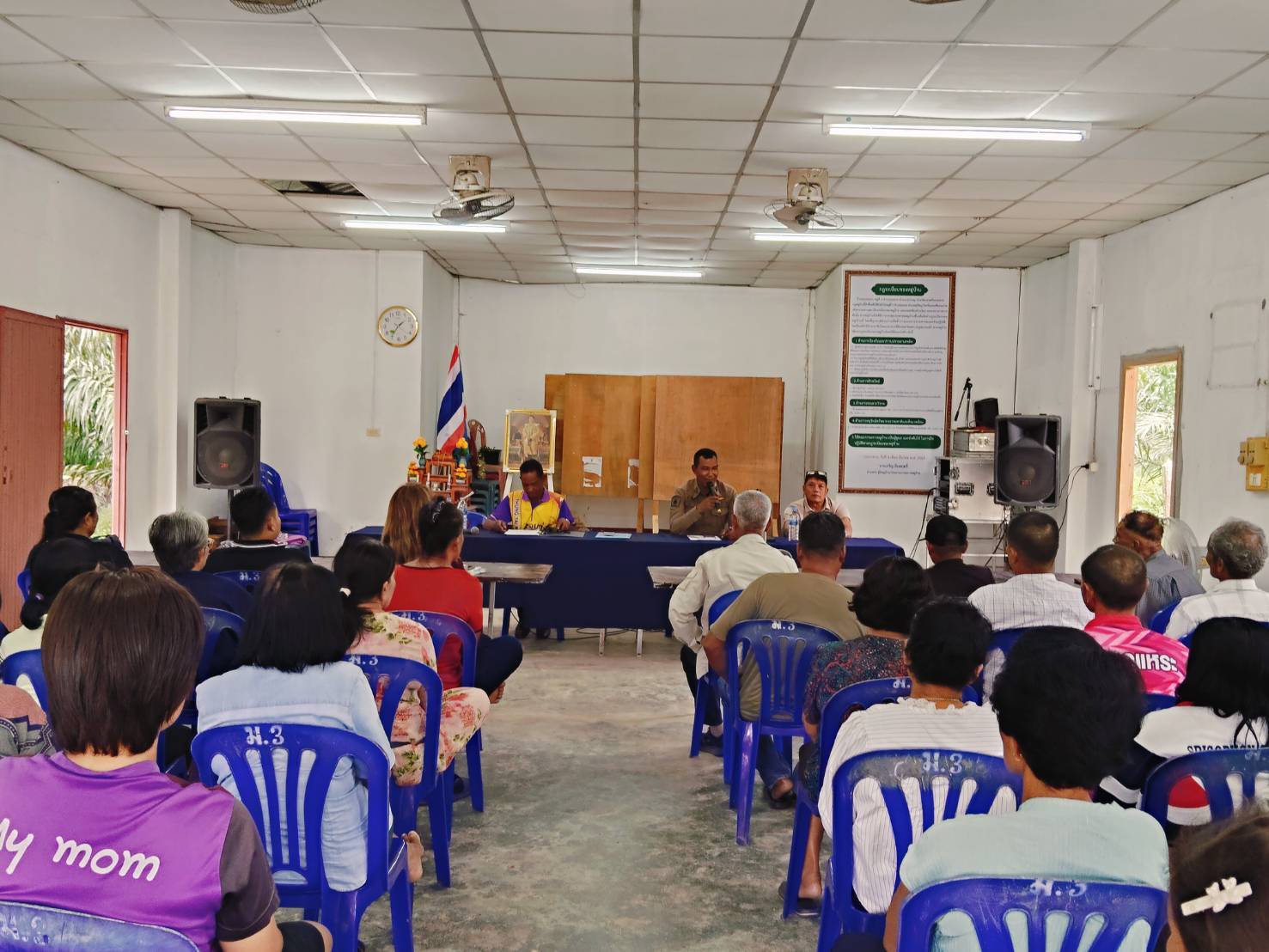 สพอ.ทุ่งใหญ่ :  ประชุมการพัฒนาศักยภาพคณะกรรมการหมู่บ้านต้นกล้ากองทุนแม่ของแผ่นดิน